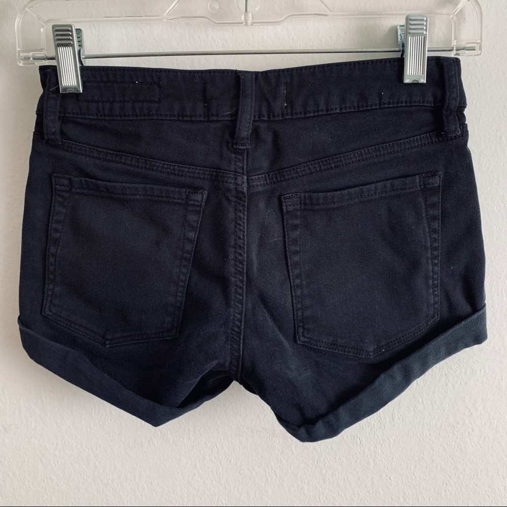 Black High Waisted Shorts - Picture 5 of 5